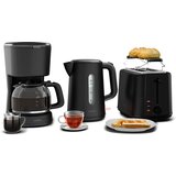 Klarstein Velaire set za doručak | Toster, kuhalo za vodu i aparat za kavu | 800 W | 10 šalica | 1,7 l | shoptok.hr