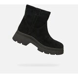 Geox Black Women's Ankle Boots Pluette - Ladies Cene