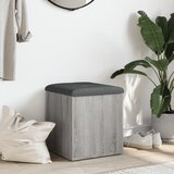  Klupa za cipele siva boja hrasta 42x42x45 cm konstruirano drvo | shoptok.hr