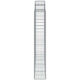  Lučne gabionske košare 7 kom 200x50x180/200cm pocinčano željezo | shoptok.hr