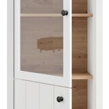 Lesnina XXXL VITRINA, bela, hrast artisan | Shoptok.si