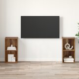 vidaXL Komplet TV omaric s polico 2 pcs Staro les 72 x 35 x 36.5 cm | Shoptok.si