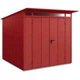 EcoStar Spremište Elegant-P Tip 2 (Vanjska širina uklj. krovni prevjes: 247,9 cm, Vanjska dubina uklj. krovni prevjes: 283,4 cm, Crvena, Dvostruka vrata) | shoptok.hr