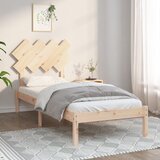 vidaXL Posteljni okvir 90x200 cm trden les Cene
