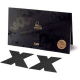 Bijoux Indiscrets Naljepnice za bradavice Flash Cross, crne u