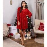 Gemre Red sequin dress with a bow Siella | Shoptok.si