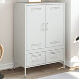 vidaXL Visoka omara bela 68x39x101,5 cm hladno valjano jeklo Cene