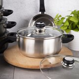 Altom design lonac od nehrđajućeg čelika sa staklenim poklopcem Emilio 2,5 L | shoptok.hr
