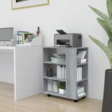 Furnova Omarica na kolesih siva sonoma 60x35x75 cm konstruiran les, (21956022) | Shoptok.si