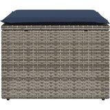  Vrtna stolica s jastukom Siva 55 x 55 x 37 cm poliratan | Eponuda.ba