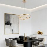  Brilagi-LED prigušiva viseći luster na sajli TWISTER LED/48W/230V prečnika 50 cm zlatna +DO | Eponuda.com