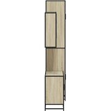  3-dijelni set kupaonskog namještaja boja hrasta sonome drveni | shoptok.hr