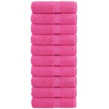 vidaXL Premium ručnici za pranje SOLUND 10 kom. ružičaste 30x30 cm 600 g/m² - Ružičasta 30 x 30 cm 10 | shoptok.hr