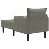  Preveliki šezlong Svjetlosiva Baršunasta tkanina - Svjetlosiva 71 cm | shoptok.hr