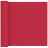  Zaslon za privatnost na balkonu 200 x 400 cm Polyester Bordo | shoptok.hr