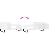  Stolić za kavu bijeli 100 x 50 x 45 cm od konstruiranog drva | shoptok.hr