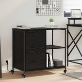 Ormarić s postajom za punjenje Crni hrast 76 x 41 x 72 cm | shoptok.hr