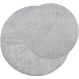  Tepih IZA kratkih vlakana skandinavski izgled sivi Ø 100 cm | shoptok.hr