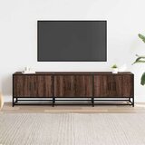 vidaXL TV ormarić smeđi hrast 150x35x41 cm Konstruirano drvo i metal | shoptok.hr
