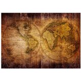  Tapeta - World on old map 250x175 | shoptok.hr
