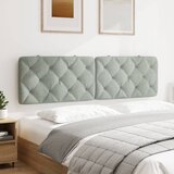  Jastuk za uzglavlje svjetlosivi 180 cm baršunasti | shoptok.hr