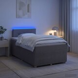  Boxspring krevet s madracem Sivosmeđa 120 x 200 cm Tkanina | shoptok.hr