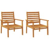 Maison Chic Vrtni Stoli - Stol za vrt 2 kosa 66,5x65x81 cm trden akacijev les JS487, (21877456) | Shoptok.si