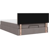  s otomancem i madracem, taupe boja, 140x190 cm, tkanina | shoptok.hr