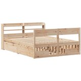  Okvir kreveta bez madraca 140 x 190 cm od masivne borovine | shoptok.hr