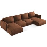 Makamii Sklopiva kutna garnitura boja terakote (u obliku slova "U") Leila – | shoptok.hr