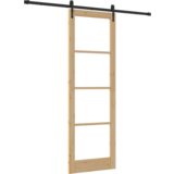 vidaXL Drsna vrata s kompletom strojne opreme "ORKDAL" 78x232 cm | Shoptok.si