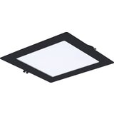 Rabalux plafonjera Shaun2, 18W, 3000K, kvadratna, crna