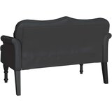  Chesterfield klupa Crna 120.5 x 65 x 75 cm Lažna koža | Eponuda.ba