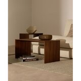 Kave Home Stranska mizica v orehovem dekorju 40x55 cm Litto – | Shoptok.si