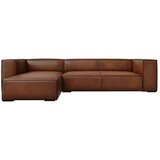 Windsor & Co Sofas Konjak smeđa kožna kutna garnitura (lijevi kut) Madame - Cijene