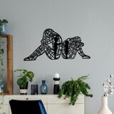 Wallity Zidna dekoracija Get Offended, 33x70cm, Crna Cene