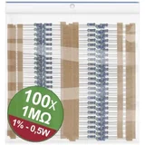 Quadrios 22P103 komplet metalnoslojnih otpora 1 MΩ aksijalno ožičen 0.5 W 1 % 1 Set