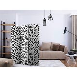 Artgeist PARAVAN 135/172/3 cm črna, bela | Shoptok.si