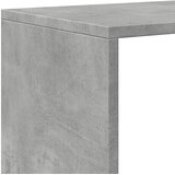 Pregrada regal za knjige 3 razina sivi 99x29x99 cm drveni | shoptok.hr