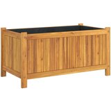 Maison Chic Vrtno cvetlično korito - Cvetlični Lonec s podlogo 80x42x40 cm trden akacijev les, (21789922) Cene