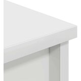 vidaXL Visoka omara bel 37,5x35x180 cm inženirski les | Shoptok.si