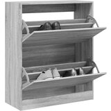  The Living Store Omarica za čevlje siva sonoma 80x34x96,5 cm inženirski les - Omarica Za Čevlje, (21485742) Cene