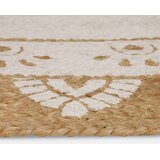  Tepisi za područja Prirodna boja s bijelim otiskom 100 x 152 cm | Eponuda.com