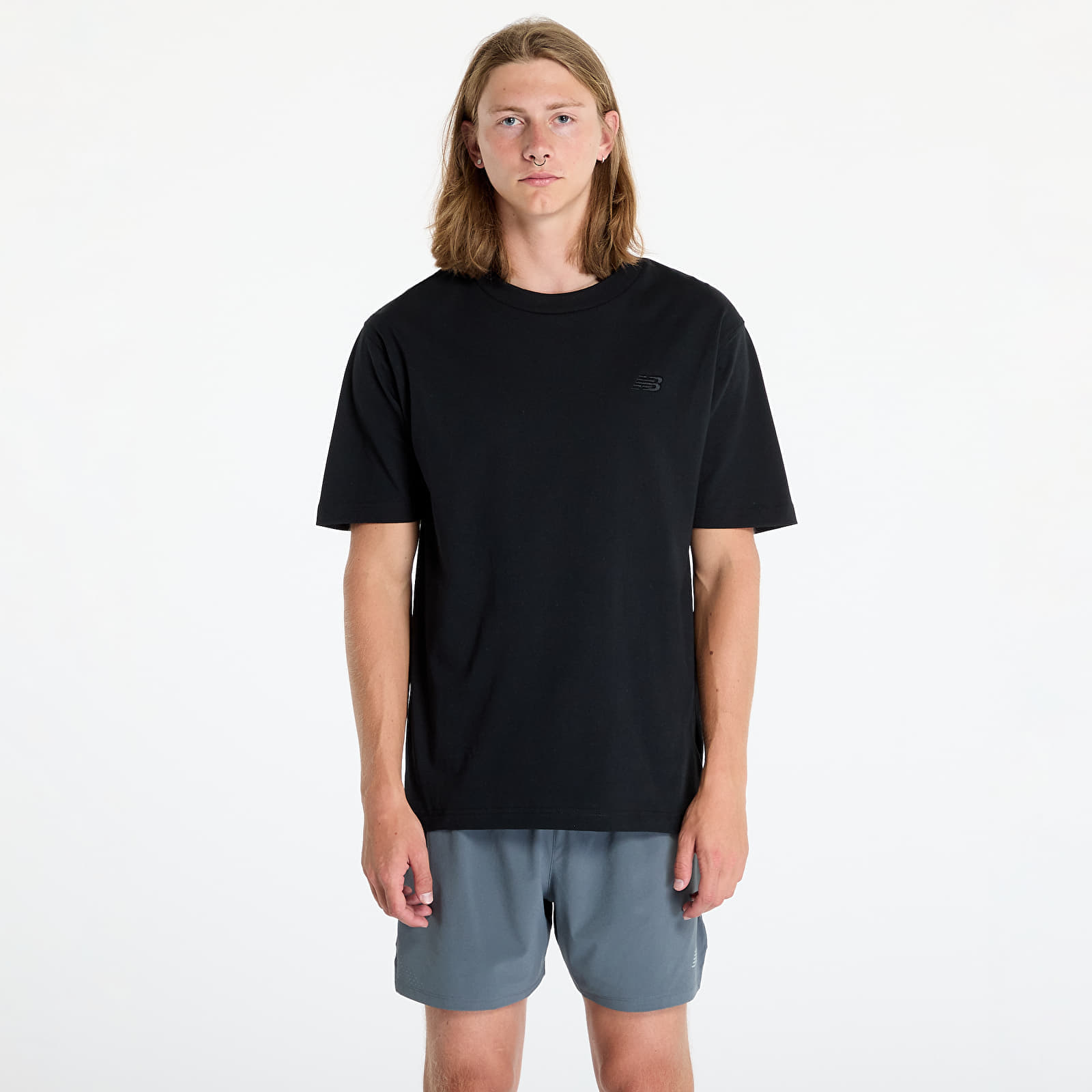 New Balance Majica Athletics Cotton T-Shirt Black M Cene