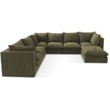 Makamii Kaki zelena kotna sedežna garnitura (levi kot/v obliki črke "U") Manao – | Shoptok.si