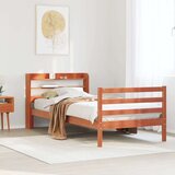  Okvir kreveta bez madraca voštano smeđi 100x200 cm od borovine - Voštano smeđa 100 x 200 cm | shoptok.hr