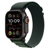 Apple Watch Ultra2 v2 Cellular 49mm Black Titanium Case with Dark Green Alp Larg | Eponuda.ba