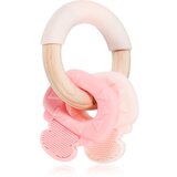 Kikka Boo Silicone and Wood Teether Keys grizalo Pink 1 kos Cene