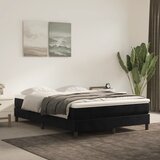  Okvir za krevet s oprugom crni 140 x 190 cm baršunasti | shoptok.hr