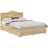  Okvir za krevet s uzglavljem Sonoma hrast 140 x 190 cm | shoptok.hr